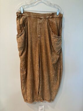 Free People High Road Pull On Barrel Pants Women’s Size Large